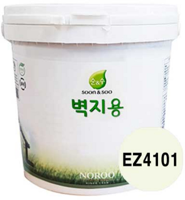 순앤수 벽지용페인트 2L 에그쉘광 친환경 벽면 곰팡이방지, EZ4101, 1개