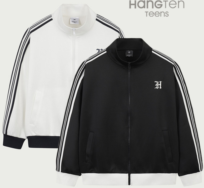 행텐틴즈 로고 오버핏 트랙탑