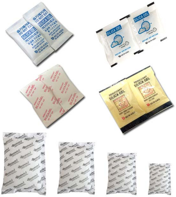 대용량 실리카겔 제습제 방습제 식품실리카겔 제품용 보관용 포장용 신발용 의류 대용량, 9.실리카겔 (PET 비닐) 5g 100개, 1개