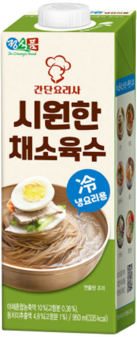 간단요리사 시원한 채소육수, 950ml, 3개