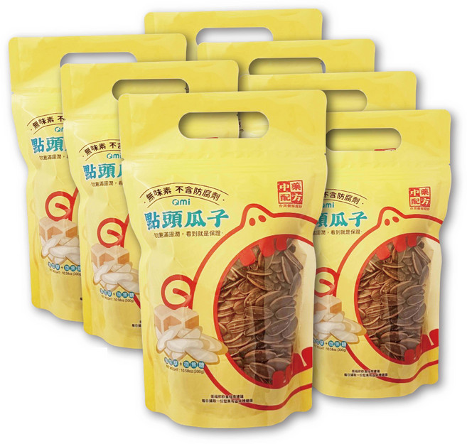 Gimi 點頭瓜子 焦糖葵瓜子 新鮮快炒 嘴饞零食, 1個, 300g