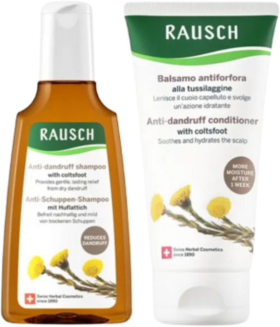 [라우쉬][비듬케어SET] 콜츠푸트 샴푸 200ml & 컨디셔너 150ml 듀오, 1개