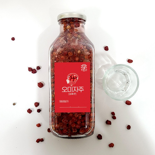 참두리 담금주 키트 500ml 오미자, 오미자 담금주 키트, 1개