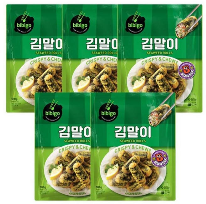 비비고 김말이, 5개, 500g