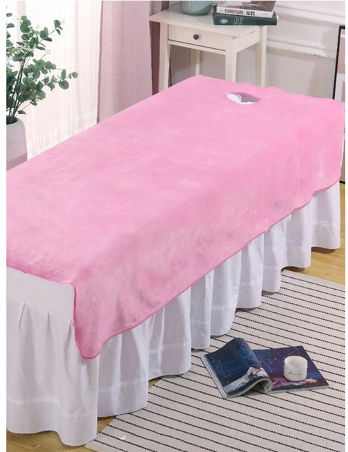 단단한 두꺼운 벨벳 침대 시트 스파 마사지 침대 테이블 커버 침대보 부드러운 구멍 유무