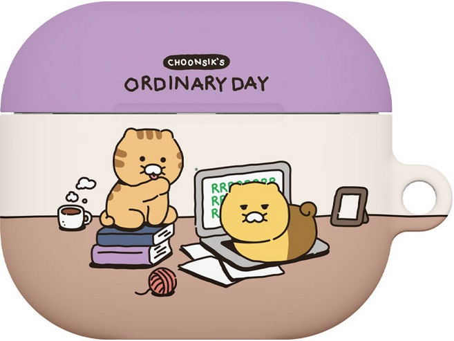 카카오프렌즈 춘식이 오디너리데이 에어팟3 케이스, 데스크, 1개