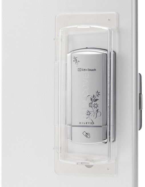 도어락레인커버 번호키레인커버 방수커버 빗물방지 비막음 번호키방수, RC2_보조키/샤시/유리문/대문용, 고객직접설치