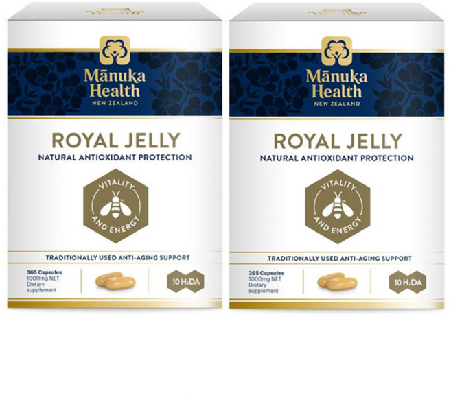 마누카헬스 뉴질랜드 로얄젤리 (365캡슐) 2개, 365캡슐