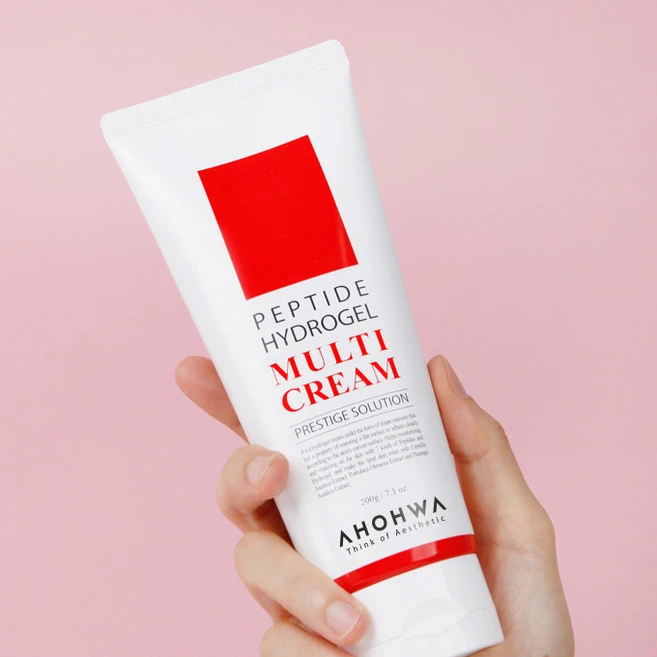 아오와 펩타이드 하이드로겔 멀티 크림 200g 세트 (+랜덤견본 5매), 1개 - 쿠팡