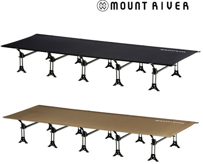 마운트리버 경량야전침대XL 그랜드 코트, 블랙