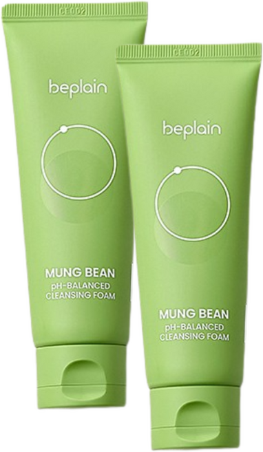 비플레인 녹두 약산성 클렌징폼, 엘루맘 녹두 약산성 클렌징폼 80ml 2개, 2개, 80ml