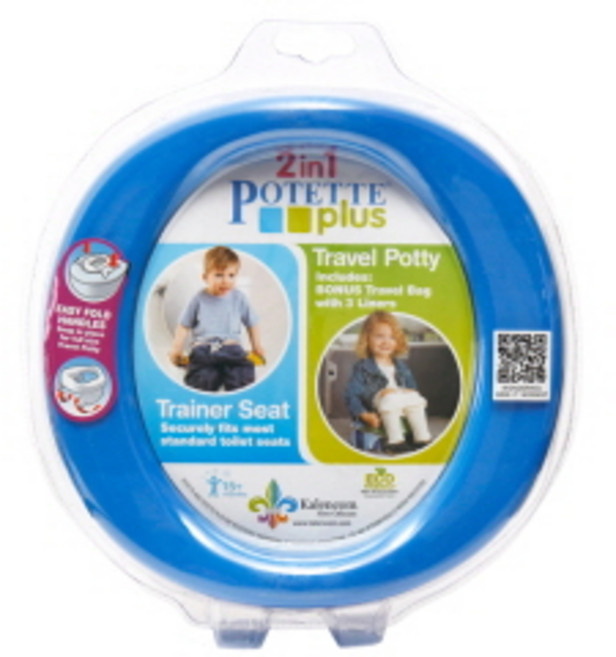A2174 (포이테테) Plus 2 in 1 휴대변기-블루, 블루