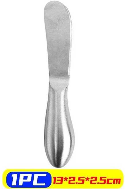 1/6PCS 스테인레스 스틸 버터 나이프 휴대용 치즈 빵 잼 다기능 서양 음식 홈 주방 가제트, 08 A-1PC, 1개