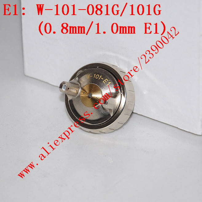 WA101 페인트 건 에어 캡 0.8/1.0/1.3/1.5/1.8mm E2P/E1/H2/H4/N1, 01 E1