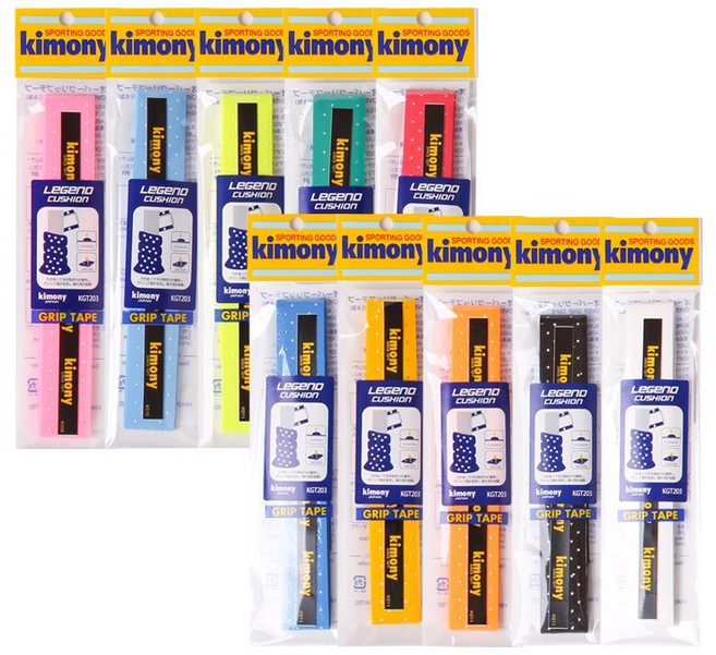 키모니 쿠션그립 레전드 타공 이중 하이소프트 두꺼운 그립테이프, 10개, 혼합