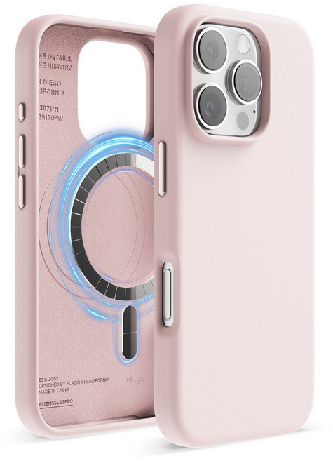 elago iPhone 16系列 Magsafe相容 磁吸抗污防刮液態矽膠手機殼