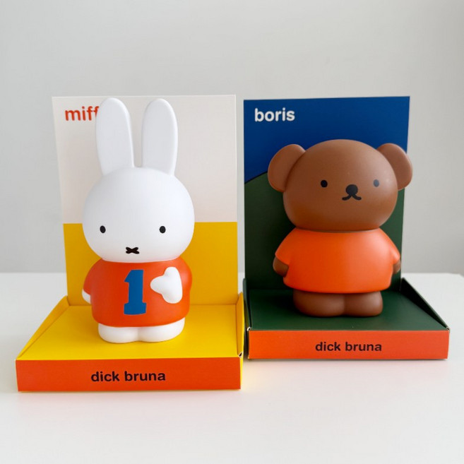 미피 저금통 보리스 캐릭터 동전통 코인뱅크 피규어, 1개, Miffy