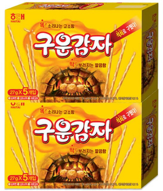 해태 구운감자, 2개, 135g