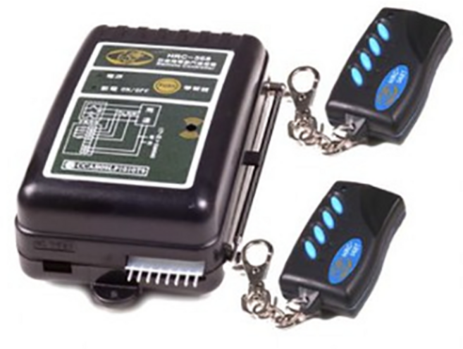 【大林電子】HRC-568 滾碼式 鐵捲門遙控器 附2遙控器, 1個, 整組(主機*1 + 發射器*2)