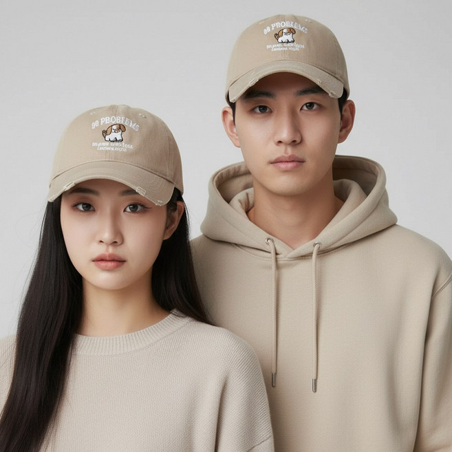 루타미 노프로블럼즈 빈티지 남여공용 볼캡