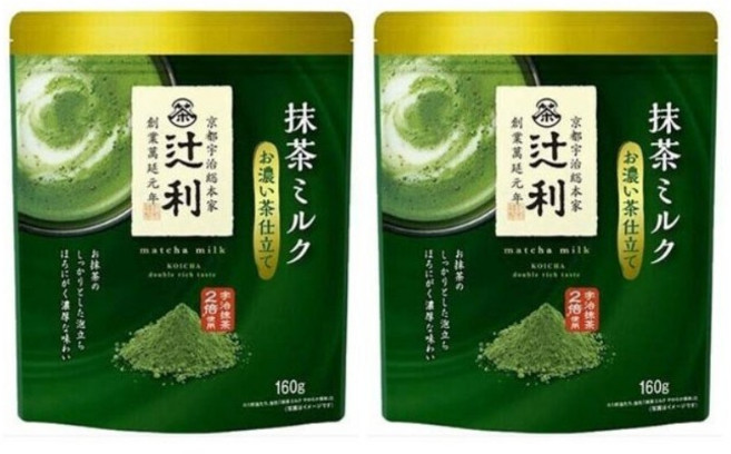 일본 카타오카 츠지리 밀크 말차 진한맛 150g, 2개, 1개입