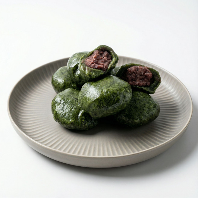 천년취떡 수리취 찹쌀떡 선물세트 750g 1.5kg 3kg 팥소 듬뿍 개별포장 1세트, 15개, 50g