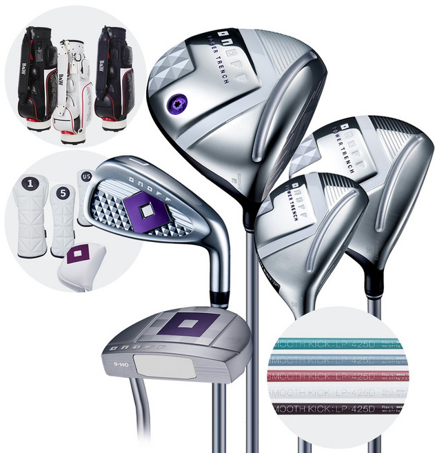 다이와 온오프 LP-425 Premium 여성 풀세트 11PCS, 골프백 01