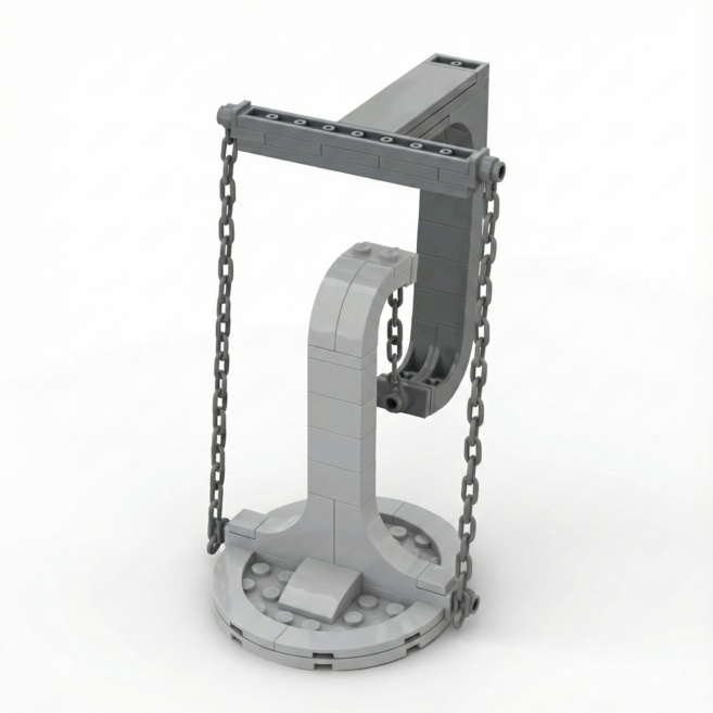 에버샵 키덜트 텐세그리티 블록 무중력 공중부양 균형 물리 과학 원리 조립식 장식 인테리어 피규어, 1개, 그레이