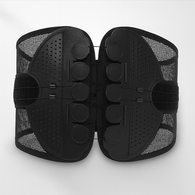 닥터효 도르래 허리보호대 의료용 얇은 허리 복대 디스크 골반 흉곽 벨트, 1개