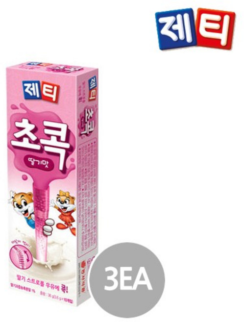 제티 초콕딸기맛10T, 3.6g, 10개입, 30개