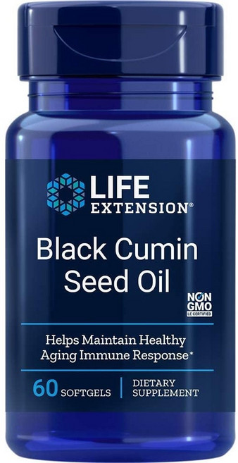 LIFE EXTENSION 黑孜然籽油軟膠囊, 60顆, 1罐