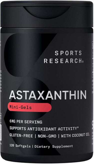 스포츠리서치 아스타크산틴 6mg 소프트젤, 120정, 1개