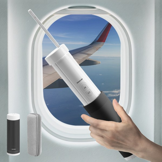 VOVO GO 휴대용비데 IPX6방수등급&독일IF디자인 수상 세정(강)모드 30초 지속 사용가능 국내생산, 단순배송상품, 휴대용비데 블랙