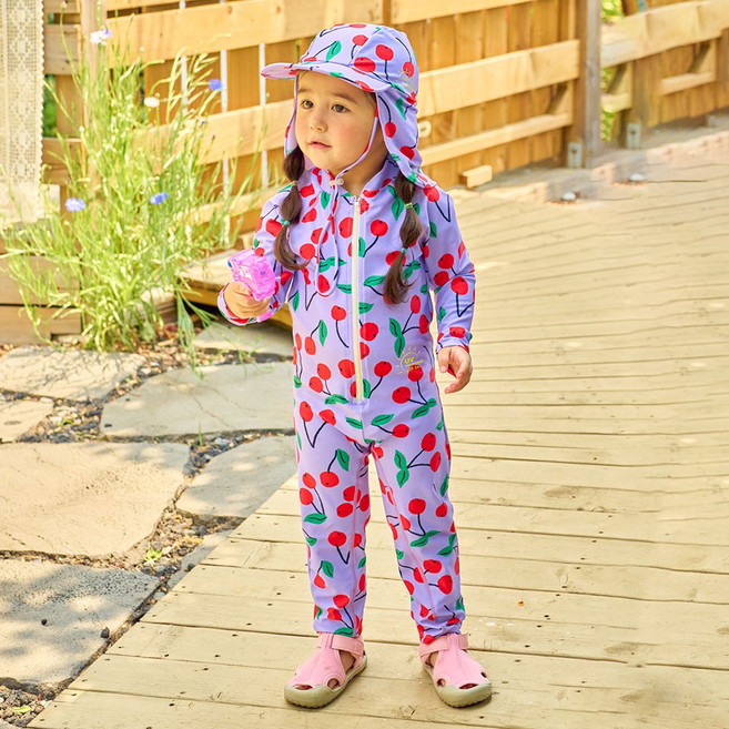 따블리에 유아 올인원수영복 썬햇세트 유아수영복 유아래쉬가드 우주복수영복 올인원래쉬가드