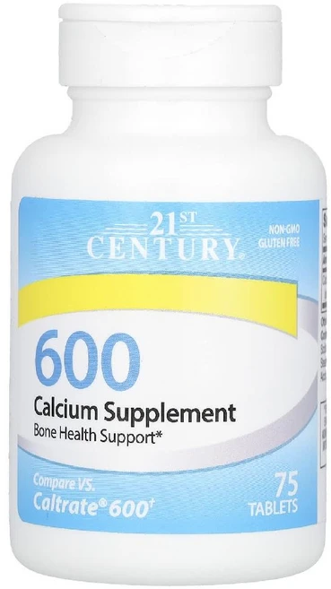 21세기 센츄리 칼슘 600 75정 탄산 21st Calcium, 1개 - 쿠팡