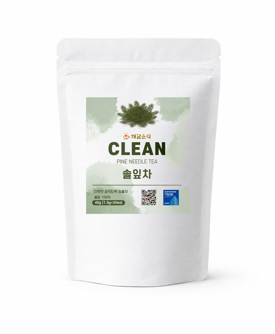 해담은티 솔잎차 생분해티백, 1개, 30개입, 1.5g