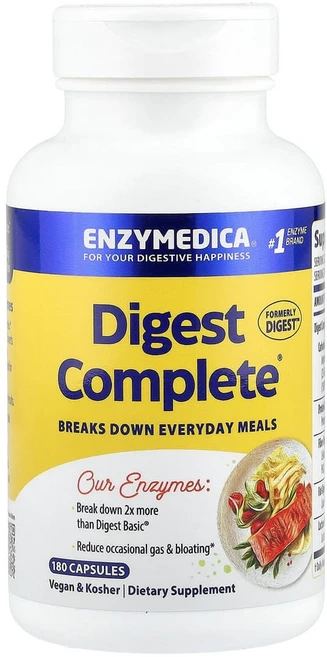 엔자이메디카 Digest 종합 효소 포뮬라 캡슐 180정, 1개 - 쿠팡
