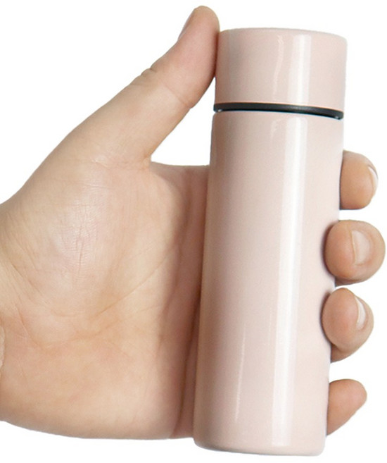 르웨이 휴대용 316 스테인리스 보온 보냉 가벼운 미니 텀블러 125ml, 1개, 핑크