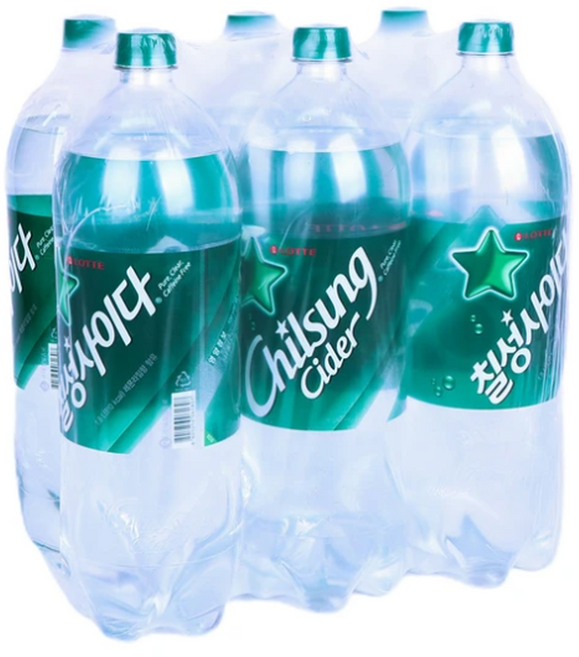 칠성사이다 업소용 PET, 1.8L, 6개