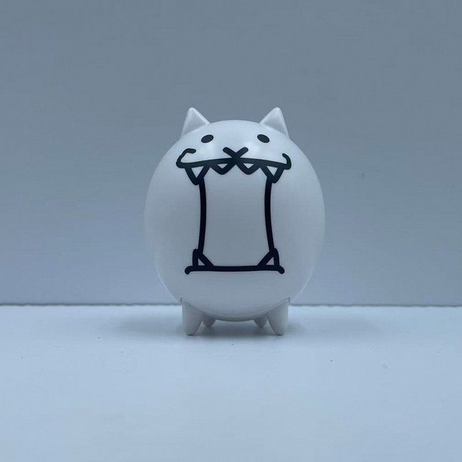 냥코대전쟁 피규어 고양이 도둑 스모 세뇌된 빌더 4종 장식 소품 가챠, 높이 약 7.7cm A모델, 벌크 모델