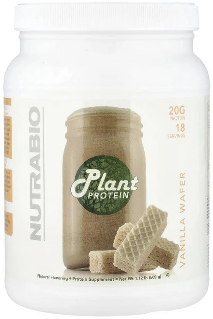 뉴트라바이오랩스 플랜트 프로틴 단백질 Plant Protein 바닐라 와퍼 509g, 1개 - 쿠팡