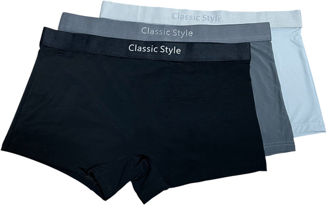 빅비쥬 여성 빅사이즈 신축성 좋은 쿨링 드로즈 사각팬티 3종세트