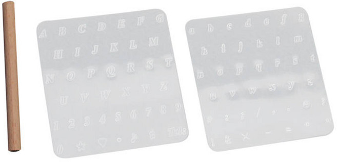 GHSHOP 펀치 알파벳 문자 번호 가죽 스탬퍼 세트 diy 가죽 공예 인쇄를위한 문자 번호 가죽 스탬퍼 펀칭 도구, 4-6mm, 다른, 글꼴 2, 1개