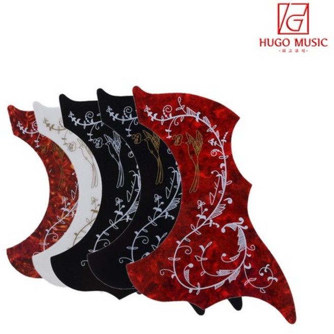 위고뮤직 통기타 리프버드 E54J 픽가드 피크가드 기타보호, B형, 1개