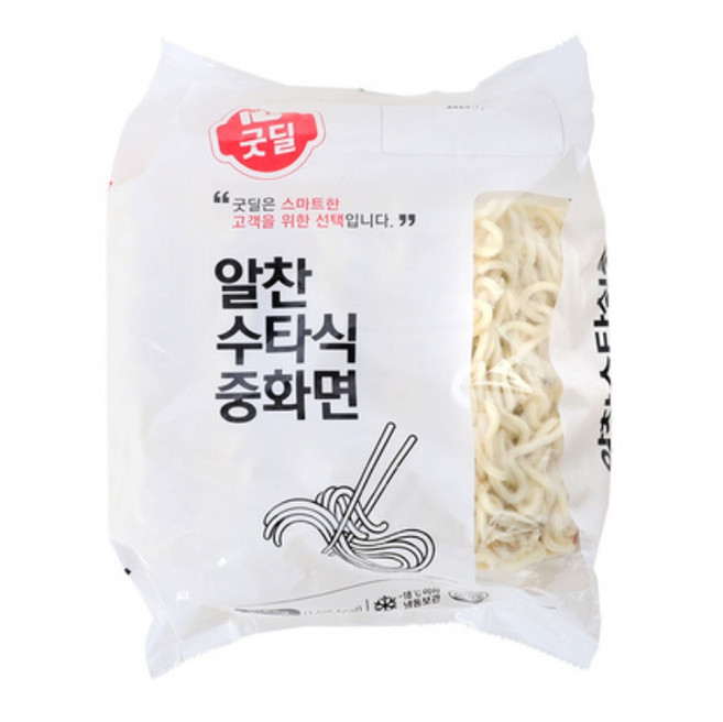 케이푸드_굿딜 알찬 수타식 중화면 230g 5, 10개, 1.15kg