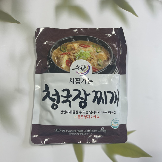 농산 시집가는 청국장찌개 350g, 1개