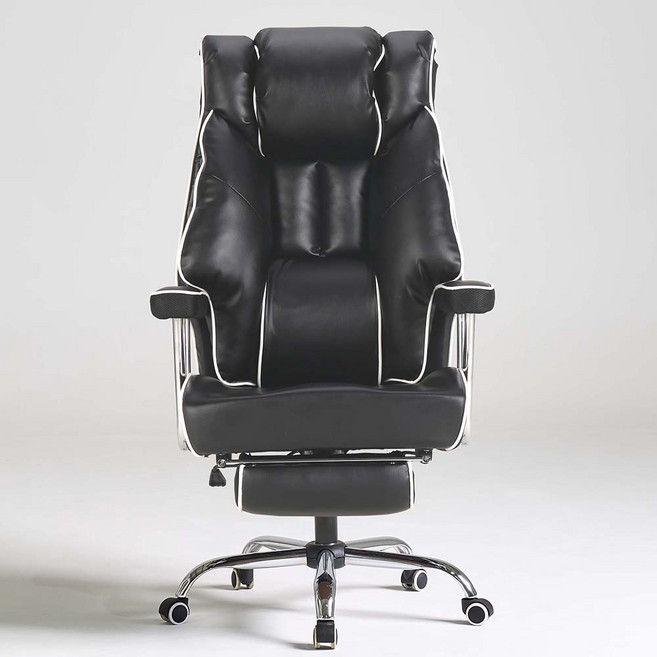 루시안 게이밍 침대형 리클라이너 중역 컴퓨터 사무용 사무실 의자, 블랙