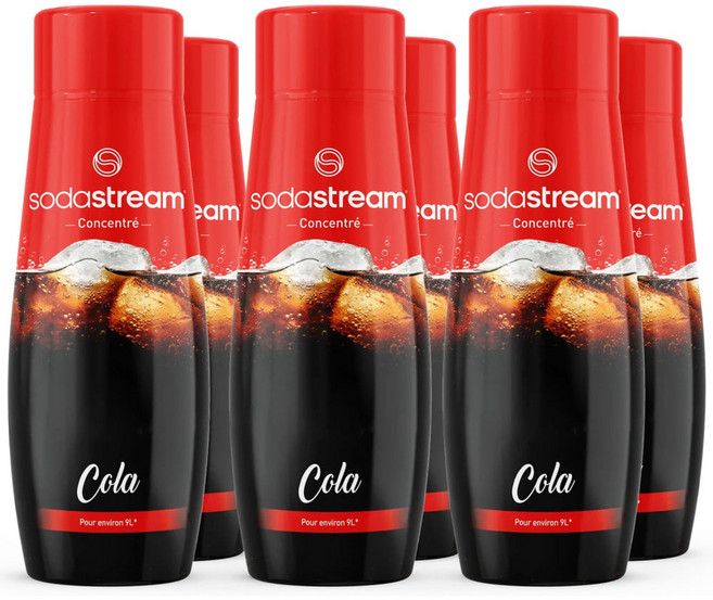 소다스트림 콜라 농축액 시럽, 6개, 440ml