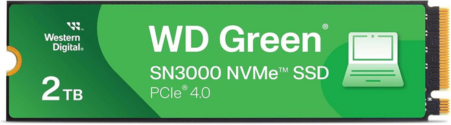 내장 SSD 2TB WD Green SN3000 (읽기 5 000MB초) M.2-2280 NVMe [병행 수입품]