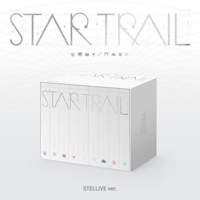 [STELLIVE] 스텔라이브 1집 랜덤1종 STELLIVE 1st Album [STAR TRAIL] (STELLIVE Ver.) / 스티커5+엽서2+스페셜포토카드 ~, 1